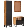 Set of 3-piece solid acacia wood bathroom furniture. by , Bathroom furniture - Ref: Foro24-3217093, Price: 320,61 €, Discount: %