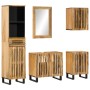 5-piece solid rough mango wood bathroom furniture set by , Bathroom furniture - Ref: Foro24-3217091, Price: 441,09 €, Discoun...