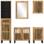 5-piece solid rough mango wood bathroom furniture set by , Bathroom furniture - Ref: Foro24-3217091, Price: 441,09 €, Discoun...