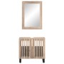 Set of 2-piece solid mango wood bathroom furniture by , Bathroom furniture - Ref: Foro24-3217100, Price: 152,00 €, Discount: %