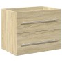 Set de muebles de baño 2 pzas madera contrachapada roble Sonoma de , Muebles de baño - Ref: Foro24-3325046, Precio: 163,89 €,...