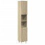 4-piece bathroom furniture set in Sonoma oak plywood by , Bathroom furniture - Ref: Foro24-3324970, Price: 251,91 €, Discount: %