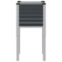 Anthracite grey steel planter 45x45x88 cm by , Pots and planters - Ref: Foro24-4008966, Price: 52,78 €, Discount: %