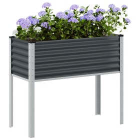 Comprar Jardinera de acero gris antracita