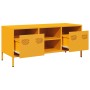 Mueble para TV acero laminado en frío amarillo 101,5x39x43,5 cm de , Muebles TV - Ref: Foro24-851301, Precio: 176,50 €, Descu...