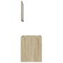 Bathroom furniture set 2 pieces plywood Sonoma oak by , Bathroom furniture - Ref: Foro24-856372, Price: 61,60 €, Discount: %