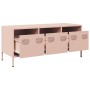 TV stand made of cold-rolled steel in pink, measuring 101.5x39x43.5 cm. by , TV Furniture - Ref: Foro24-851227, Price: 186,30...