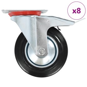 Swivel wheels 8 units 160 mm