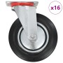 Swivel wheels 16 units 200 mm | Foro24|Onlineshop| Casa, Jardín y Más Foro24.es