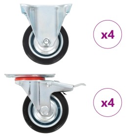 Wheels 8 units 75 mm by , Material handling - Ref: Foro24-278036, Price: 36,71 €, Discount: %