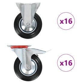 32 wheels 160 mm each