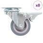 Swivel wheels 8 units 50 mm by , Material handling - Ref: Foro24-277821, Price: 28,39 €, Discount: %