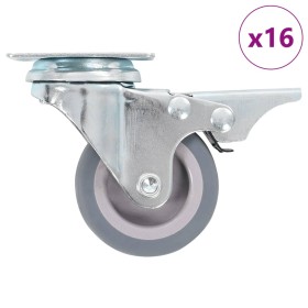 Swivel wheels 16 pieces 50 mm by , Material handling - Ref: Foro24-277823, Price: 49,72 €, Discount: %