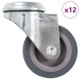 Swivel wheels with pin hole 12 units 50 mm | Foro24|Onlineshop| Casa, Jardín y Más Foro24.es