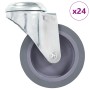 Ruedas giratorias con agujero pasador 24 unidades 75 mm | Foro24|Onlineshop| Casa, Jardín y Más Foro24.es