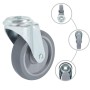 Swivel wheels with pin hole 8 units 100 mm by , Material handling - Ref: Foro24-277861, Price: 45,31 €, Discount: %