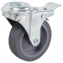 Swivel wheels with pin hole 24 units 75 mm | Foro24|Onlineshop| Casa, Jardín y Más Foro24.es