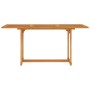 Solid teak wood garden table 150x90x75 cm by vidaXL, Garden tables - Ref: Foro24-315103, Price: 190,74 €, Discount: %