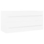 Armario para lavabo madera contrachapada blanco 100x38,5x48 cm de , Muebles de baño - Ref: Foro24-804719, Precio: 70,28 €, De...