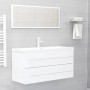 Armario para lavabo madera contrachapada blanco 100x38,5x48 cm de , Muebles de baño - Ref: Foro24-804719, Precio: 70,28 €, De...