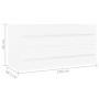 Armario para lavabo madera contrachapada blanco 100x38,5x48 cm de , Muebles de baño - Ref: Foro24-804719, Precio: 70,28 €, De...