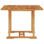 Mesa de jardín de madera maciza de teca 150x90x75 cm de vidaXL, Mesas de jardín - Ref: Foro24-315103, Precio: 190,99 €, Descu...