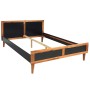 Estructura de cama con mesitas de noche madera de acacia maciza de , Conjuntos de muebles para dormitorios - Ref: Foro24-2763...