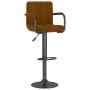 Brown velvet kitchen stool by , Kitchen stools - Ref: Foro24-334646, Price: 85,08 €, Discount: %