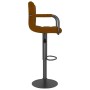 Brown velvet kitchen stool by , Kitchen stools - Ref: Foro24-334646, Price: 85,08 €, Discount: %