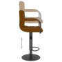 Brown velvet kitchen stool by , Kitchen stools - Ref: Foro24-334646, Price: 85,08 €, Discount: %