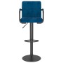 Blue velvet kitchen stool | Foro24|Onlineshop| Casa, Jardín y Más Foro24.es