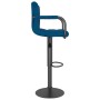 Blue velvet kitchen stool | Foro24|Onlineshop| Casa, Jardín y Más Foro24.es