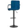 Blue velvet kitchen stool | Foro24|Onlineshop| Casa, Jardín y Más Foro24.es