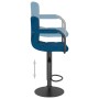 Blue velvet kitchen stool | Foro24|Onlineshop| Casa, Jardín y Más Foro24.es