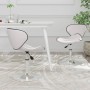 Dining chairs 2 units white synthetic leather | Foro24|Onlineshop| Casa, Jardín y Más Foro24.es