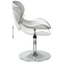 Dining chairs 2 units white synthetic leather | Foro24|Onlineshop| Casa, Jardín y Más Foro24.es