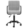 Light gray velvet swivel dining chair | Foro24|Onlineshop| Casa, Jardín y Más Foro24.es