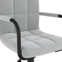 Light gray velvet swivel dining chair | Foro24|Onlineshop| Casa, Jardín y Más Foro24.es