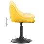 Swivel dining chairs 4 pcs yellow mustard velvet | Foro24|Onlineshop| Casa, Jardín y Más Foro24.es