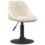 6 cream velvet swivel dining chairs | Foro24|Onlineshop| Casa, Jardín y Más Foro24.es