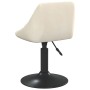 6 cream velvet swivel dining chairs | Foro24|Onlineshop| Casa, Jardín y Más Foro24.es