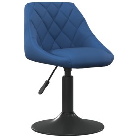 Comprar Silla de comedor de terciopelo azul