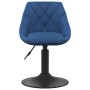 Blue velvet dining chair by , dining chairs - Ref: Foro24-3088817, Price: 76,04 €, Discount: %