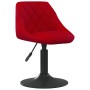 Swivel dining chairs 6 pcs red wine velvet | Foro24|Onlineshop| Casa, Jardín y Más Foro24.es