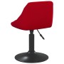 Swivel dining chairs 6 pcs red wine velvet | Foro24|Onlineshop| Casa, Jardín y Más Foro24.es