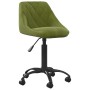 Silla de oficina de terciopelo verde claro | Foro24|Onlineshop| Casa, Jardín y Más Foro24.es