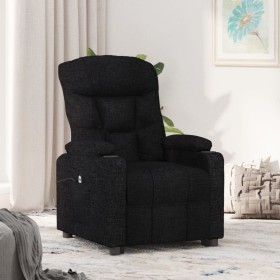 Black electric reclining fabric armchair by , Armchairs - Ref: Foro24-3098817, Price: 245,78 €, Discount: %