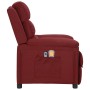 Electric massage armchair in burgundy fabric by , Electric massage chairs - Ref: Foro24-3098978, Price: 260,39 €, Discount: %