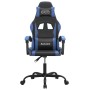 Silla gaming cuero sintético negro y azul | Foro24|Onlineshop| Casa, Jardín y Más Foro24.es