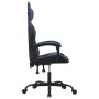 Silla gaming cuero sintético negro y azul de , Sillones para videojuegos - Ref: Foro24-3143866, Precio: 117,16 €, Descuento: %